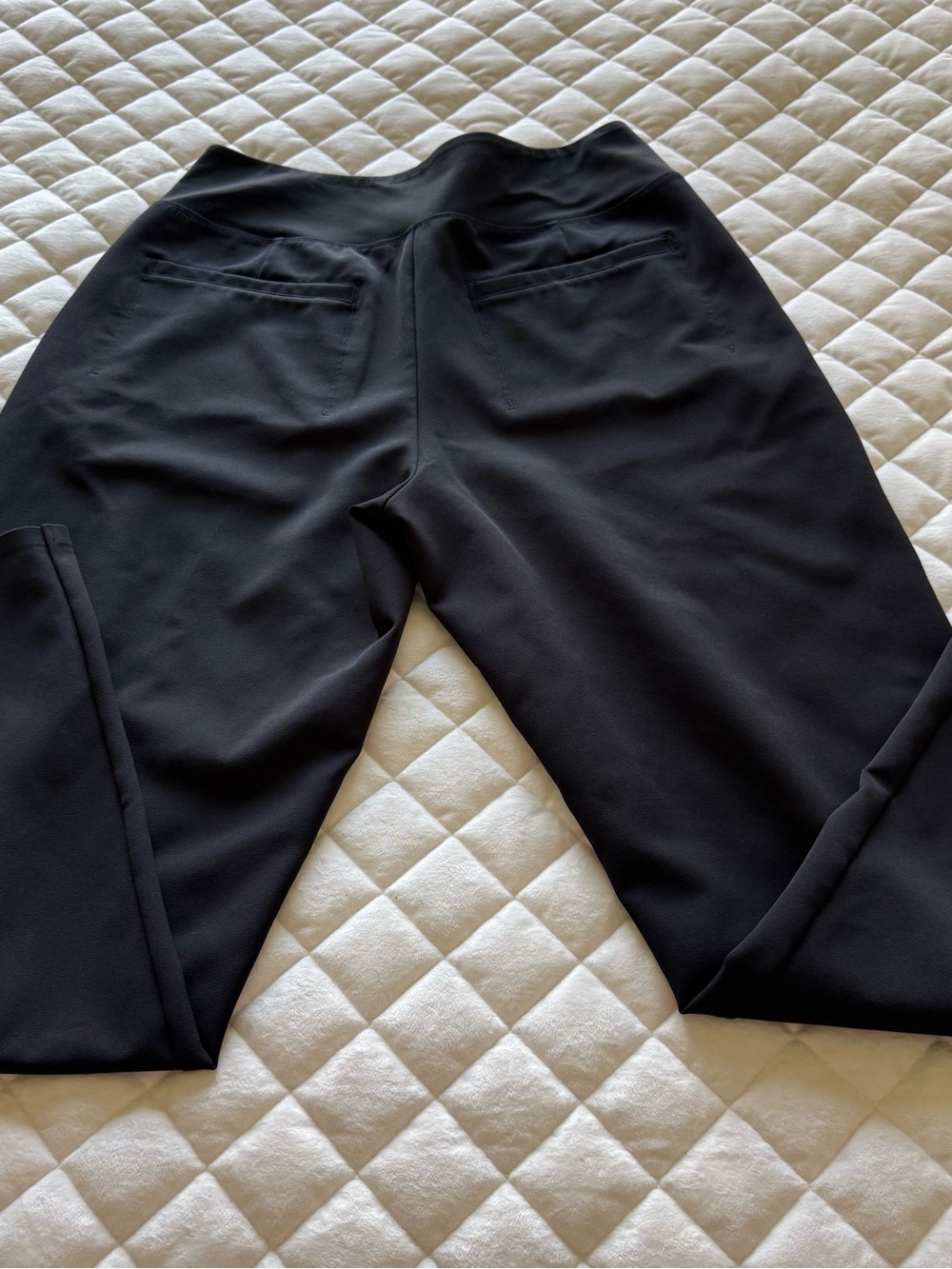 Athleta Black Endless High Rise Pants Straight Leg Size 8 Style 533636 - Picture 9 of 10